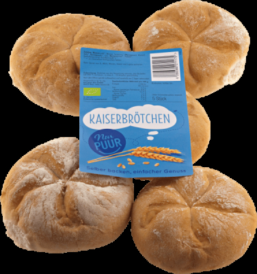 Nur Puur Kaiserbrötchen, 5 Stück