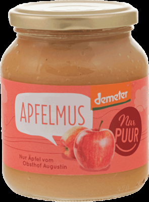 Nur Puur Apfelmus, aus Augustin Äpfeln