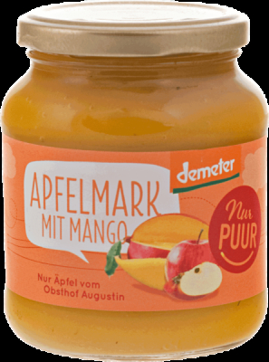 Nur Puur Apfelmark mit Mango, aus Augustin Äpfeln
