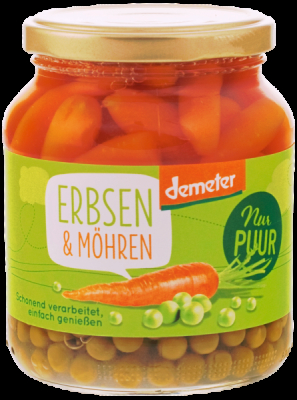 Nur Puur Erbsen & Möhren, Demeter