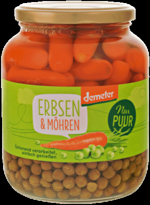 Nur Puur Erbsen & Möhren, Demeter