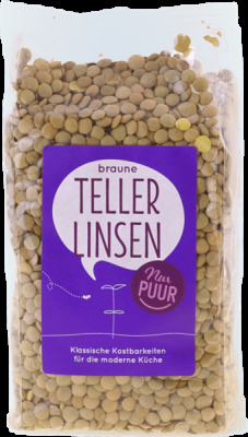 Nur Puur Braune Teller-Linsen