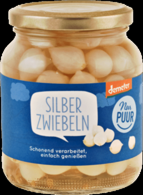 Nur Puur Silberzwiebeln, süß-sauer Demeter