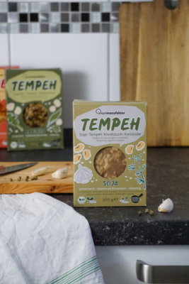 tempehmanufaktur Tempeh Knoblauch-Koriander