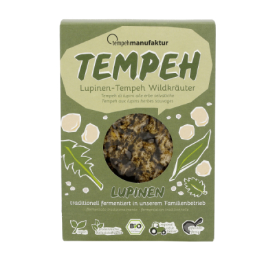 tempehmanufaktur Lupinen-Tempeh Wildkräuter