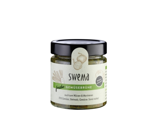 SweMa Frische Bio-Gemüsebrühe klassisch, 210g, für 8 L