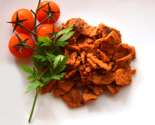 Bunte Burger Bio Bacon Chunks Vegan 90g - Speckersatzstücke mit