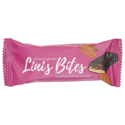 Linis Bites Almond Cookie Dough Style Schokoriegel, 40 gr Stück