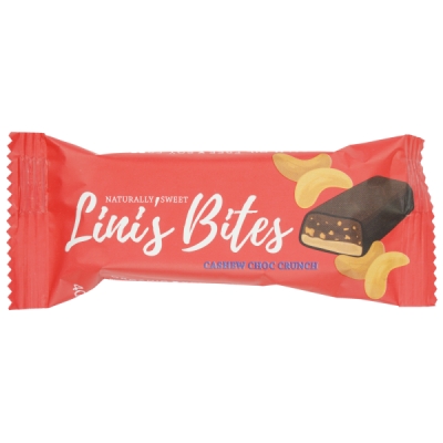 Linis Bites Cashew Choc Crunch Schokoriegel, 40 gr Stück