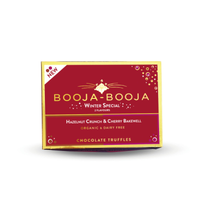 Booja-Booja WINTER SPECIAL HAZELNUT-CRUNCH + CHERRY BAKEWELL