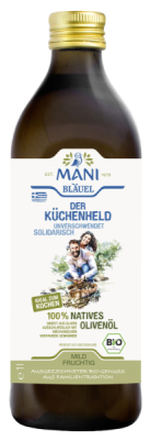 MANI® Der Küchenheld, 100% natives Olivenöl, bio