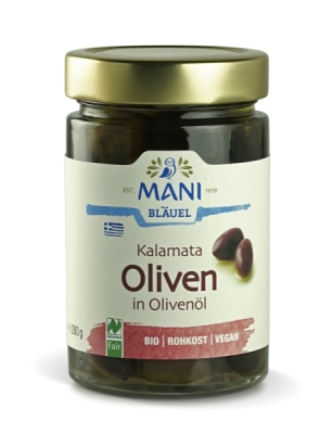 MANI® MANI Kalamata Oliven in Olivenöl, bio, NL Fair