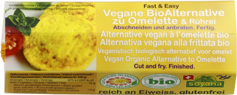 Omelette&Rührei-Alternative, vegan