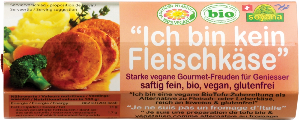 Fleischkäse-Alternative, vegan