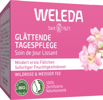 Weleda Glättende Tagespflege Wildrose & Weisser Tee