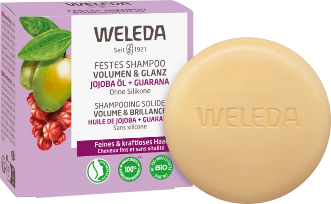 Weleda Festes Shampoo Volumen & Glanz 50g