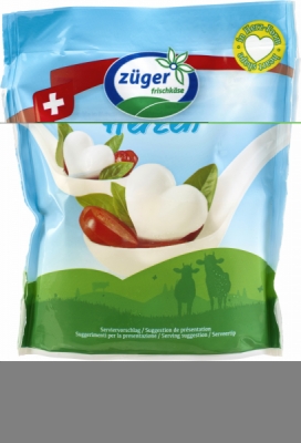 Mozzarella Herzli 130g, ca. 10 St.