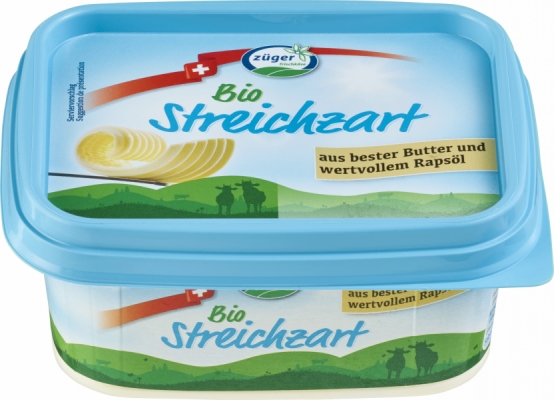 Streichzart, Butter mit Rapsöl