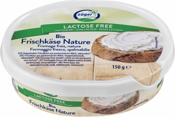 Frischkäse Natur, laktosefrei