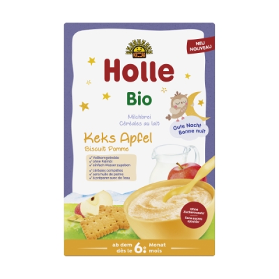 Holle Bio-Milchbrei Keks Apfel
