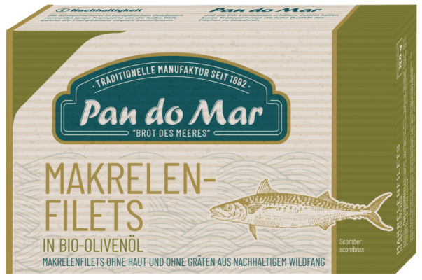 Pan do Mar Makrelenfilets in Bio-Olivenöl