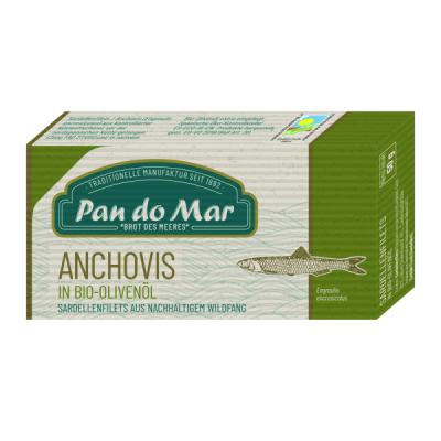 Pan do Mar Anchovis in Bio-Olivenöl