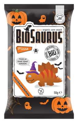 BioSaurus Bio Snack aus Mais Pizza Halloween