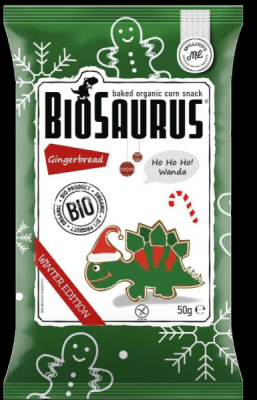 BioSaurus Bio Snack aus Mais Gingerbread Winter