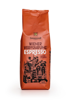 Sonnentor Espresso Kaffee ganze Bohne