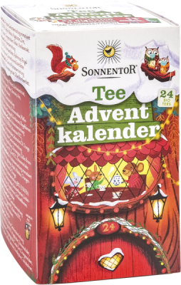 Sonnentor Tee Adventkalender 24 Aufgussbeutel
