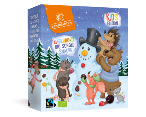Landgarten Adventkalender Bio FT Schoko 2025
